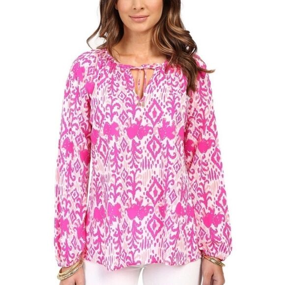 Lilly Pulitzer Willa top Sz M - Picture 1 of 8